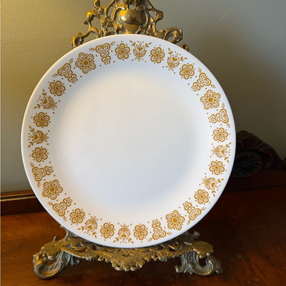 Corelle "Butterfly Gold" dinner plate